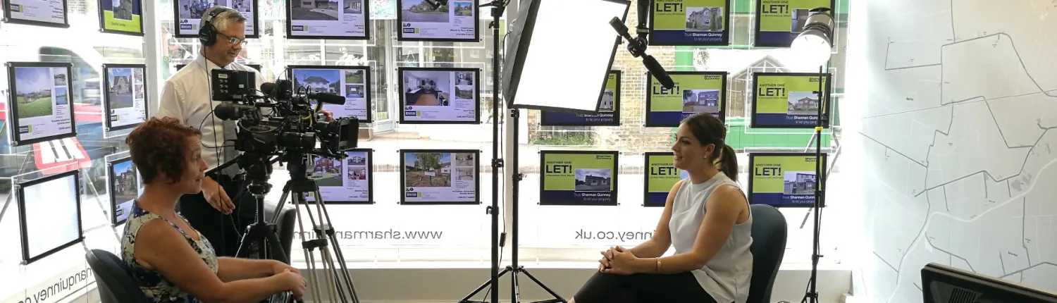 Filming Sharman Quinney Estate Agents Corporate Video DB Sound and Vision 1850585